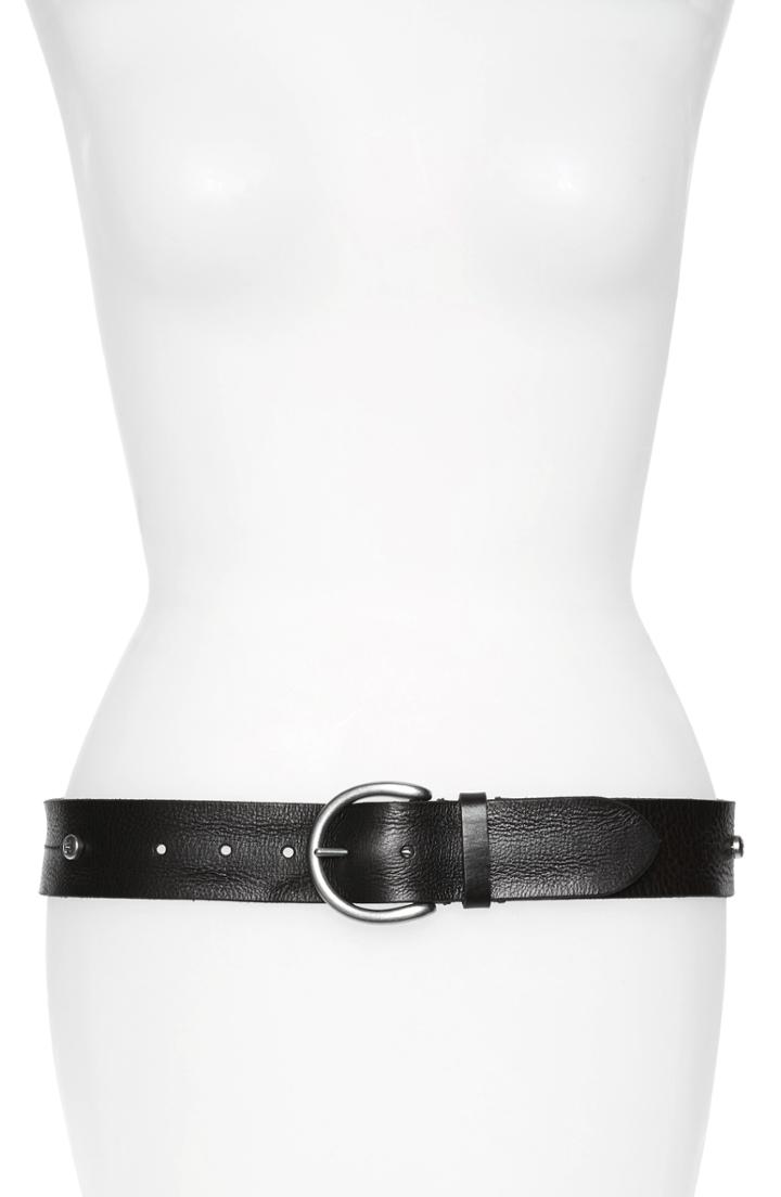 Women's B-low The Belt Milla Python Embossed Leather Belt - White/ Gold