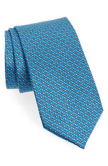 Men's Canali Micro Print Silk Tie