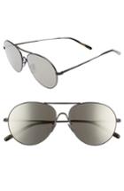 Women's Oliver Peoples Rockmore 58mm Aviator Sunglasses - Grey
