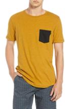 Men's Scotch & Soda Nep Jersey Pocket T-shirt, Size - Orange