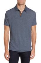 Men's Nifty Genius Nicolas French Terry Polo - Blue