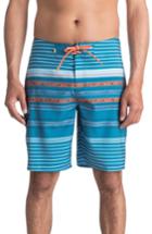 Men's Quiksilver Waterman Collection Inca Stripe Board Shorts - Blue
