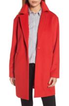 Women's Halogen Wool Blend Coat - Red