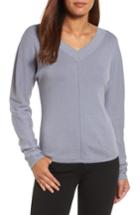 Women's Nic+zoe Ballet V-neck Top - Blue