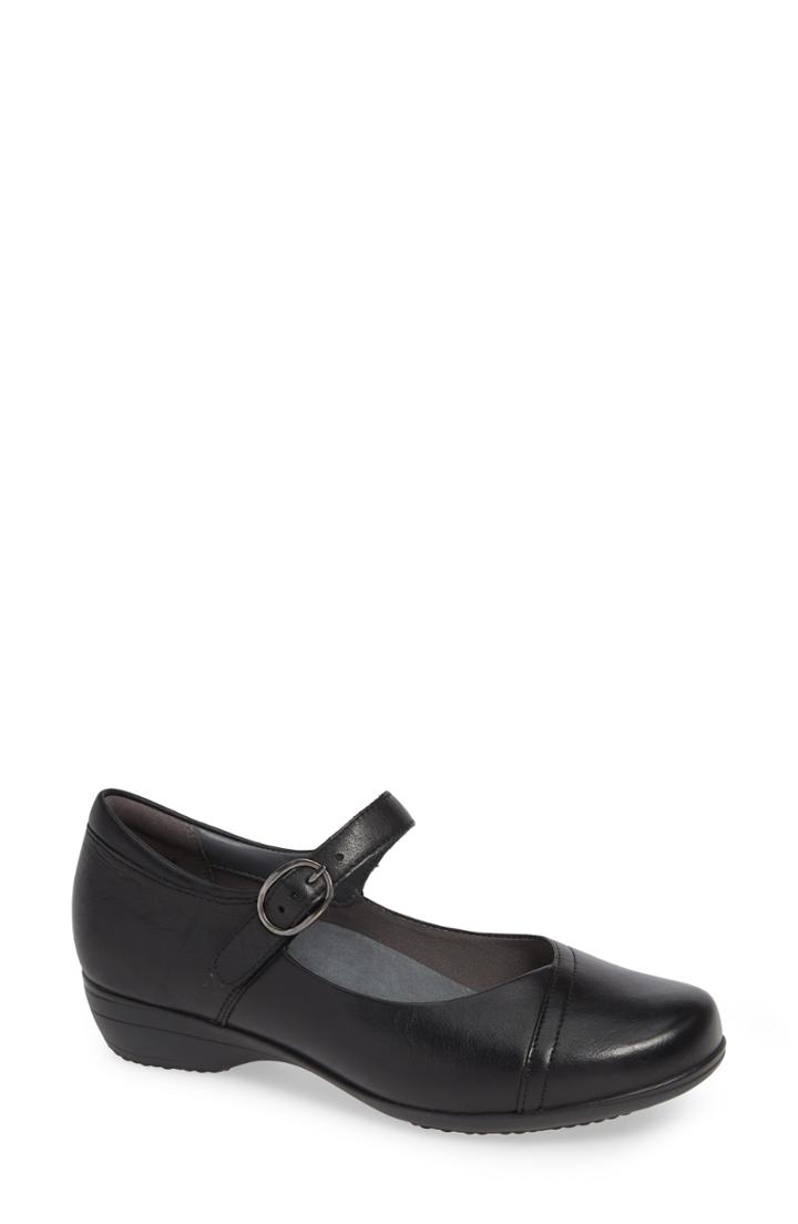Women's Dansko Fawna Mary Jane Flat .5-12us / 42eu M - Black