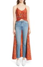 Women's Msgm Rib Trim Floral Print Blouse Us / 40 It - Black