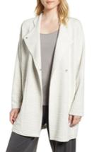Women's Eileen Fisher Textured Tencel Kimono Jacket, Size - White