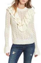 Women's Tularosa Manny Ruffle Sweater - Ivory