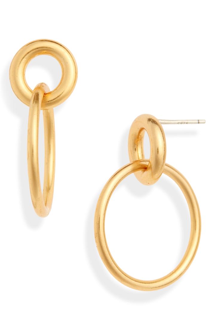 Women's Madewell Double Hoop Earrings