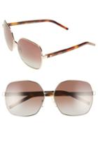Women's Marc Jacobs 61mm Polarized Oversized Sunglasses -