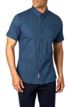 Men's 7 Diamonds Midnight Magic Trim Fit Sport Shirt - Blue