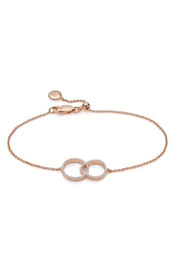 Women's Monica Vinader Naida Diamond Kiss Bracelet