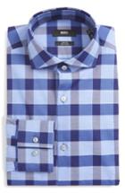 Men's Boss Jason Slim Fit Easy Iron Check Dress Shirt