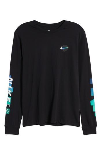 Men's Nike Sb Globe Graphic Long Sleeve T-shirt