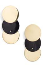 Women's Soko Triple Contrast Coin Earrings