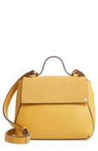 Treasure & Bond Skyler Leather Top Handle Bag - Yellow