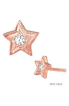 Women's Mini Mini Jewels Diamond Icon Star Earring