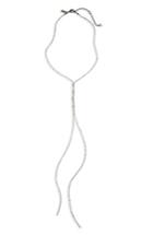 Women's Topshop Crystal Lariat Necklace