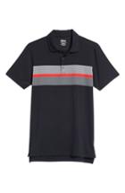 Men's Bobby Jones R18 Tech Daytona Stripe Golf Polo, Size - Black