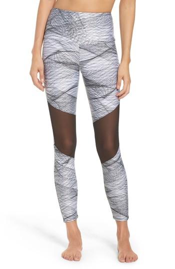 Women's Onzie High Rise Moto Capris, Size Xs - Grey