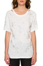 Women's Willow & Clay Sequin Star Top - White