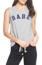 Women's Sol Angeles Babe Stripe Tank - Beige