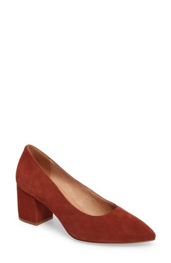 Women's Madewell Rivka Pointy Toe Pump .5 M - Brown