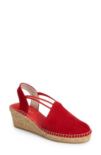 Women's Toni Pons 'tremp' Slingback Espadrille Sandal -9.5us / 40eu - Red