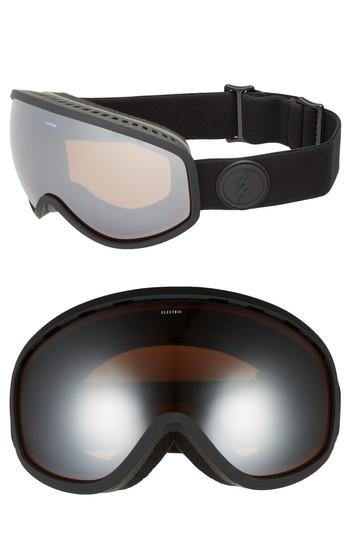 Women's Electric Masher Snow Goggles - Matte Black/ Silver Chrome