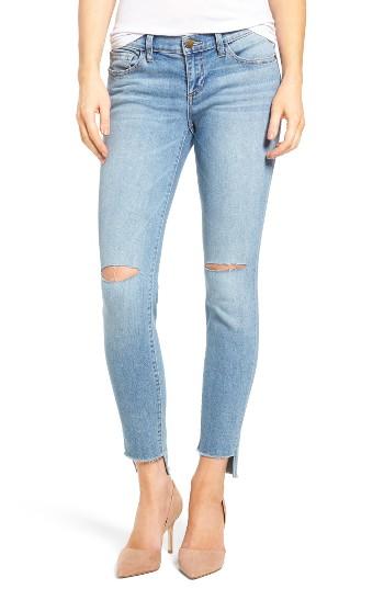 Women's Sp Black Step Hem Skinny Jeans