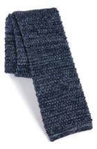 Men's The Tie Bar Knit Silk Tie, Size - Blue