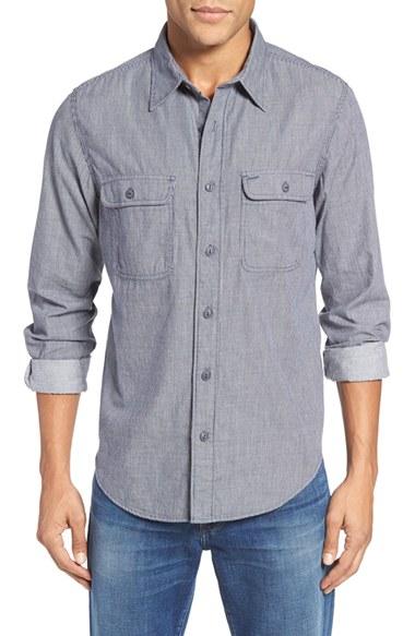 Men's Schott Nyc Classic Fit Sport Shirt