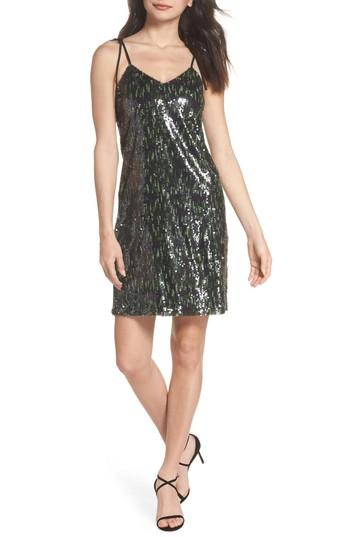 Women's Sam Edelman Camo Sequin Dress - Green