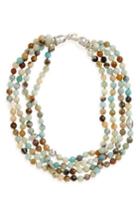 Women's Simon Sebbag Semiprecious Stone Bib Necklace