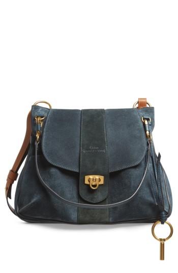 Chloe Medium Lexa Leather Shoulder Bag - Metallic
