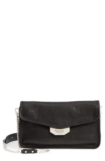 Rag & Bone Leather Field Clutch - Black
