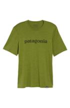 Men's Patagonia Capilene Daily Fit T-shirt, Size Medium - Green