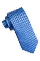 Men's Ike Behar Nate Textured Silk Tie, Size - Blue