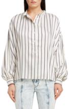 Women's Isabel Marant Stripe Blouse Us / 34 Fr - White