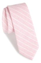 Men's The Tie Bar Bondi Stripe Cotton Tie, Size - Pink