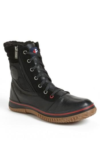 Men's Pajar Trooper Waterproof Snow Boot Wit Faux Fur Lining Eu - Black