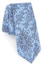 Men's Calibrate Hunter Paisley Cotton Tie, Size - Blue