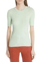 Women's Tory Burch Taylor Ribbed Sweater - Green