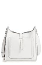 Rebecca Minkoff Unlined Whipstitch Feed Bag - White