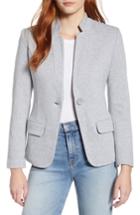 Women's Gibson Notch Collar Cotton Blend Blazer - Grey
