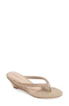 Women's Athena Alexander Roseli Wedge Sandal M - Beige