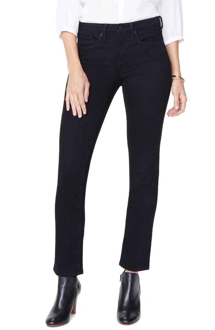 Women's Nydj Sheri High Waist Slim Jeans - Black