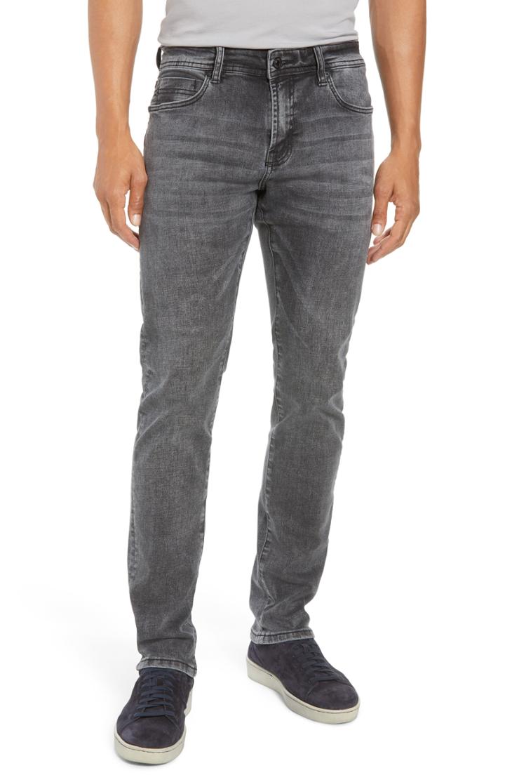 Men's Liverpool Kingston Slim Straight Leg Jeans X 32 - Grey