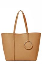 Urban Originals Heart Beat Vegan Leather Tote - Brown