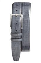 Men's Torino Belts Leather Belt - Grey